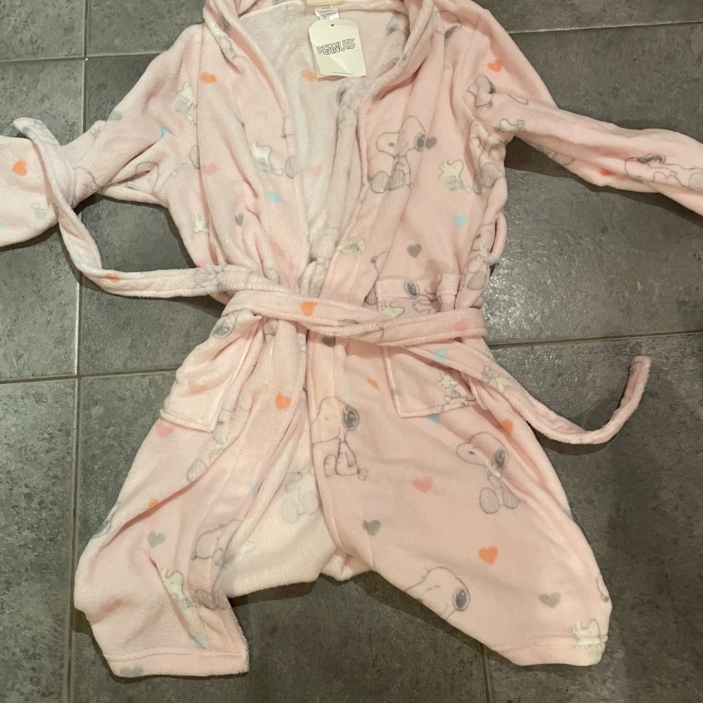 Munki Munki peanuts snoopy Woodstock valentine robe